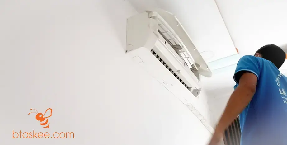 Máy lạnh kêu to rè rè là do bị đặt nghiêng, kênh, lệch với phương song song với mặt đất