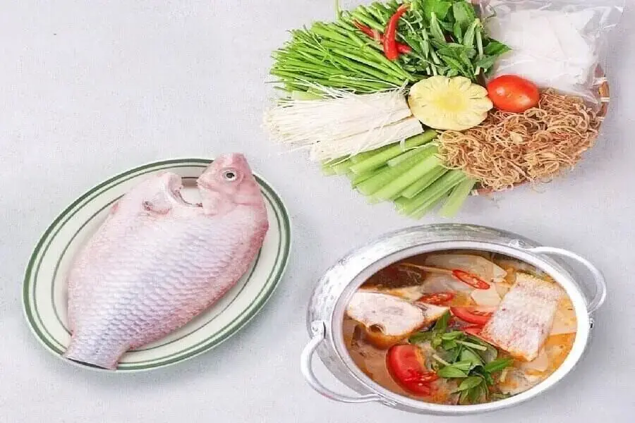 Lẩu cá diêu hồng - Món ăn quá đỗi quen thuộc với nhiều người