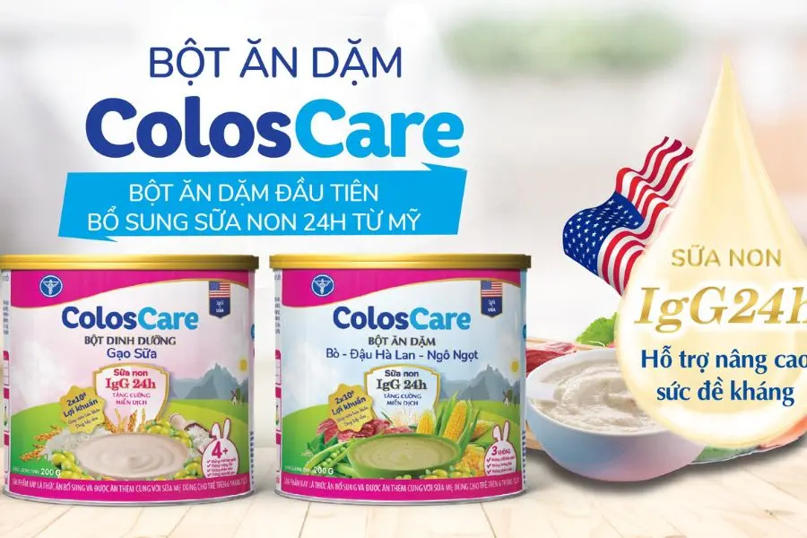 Bột ăn dặm ColosCare.