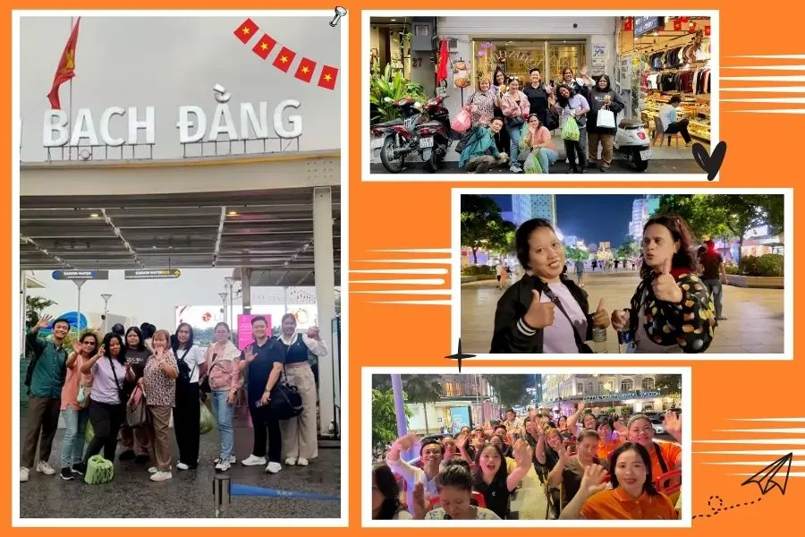 Các chị Ong quốc tế có những trải nghiệm đậm chất Việt Nam.