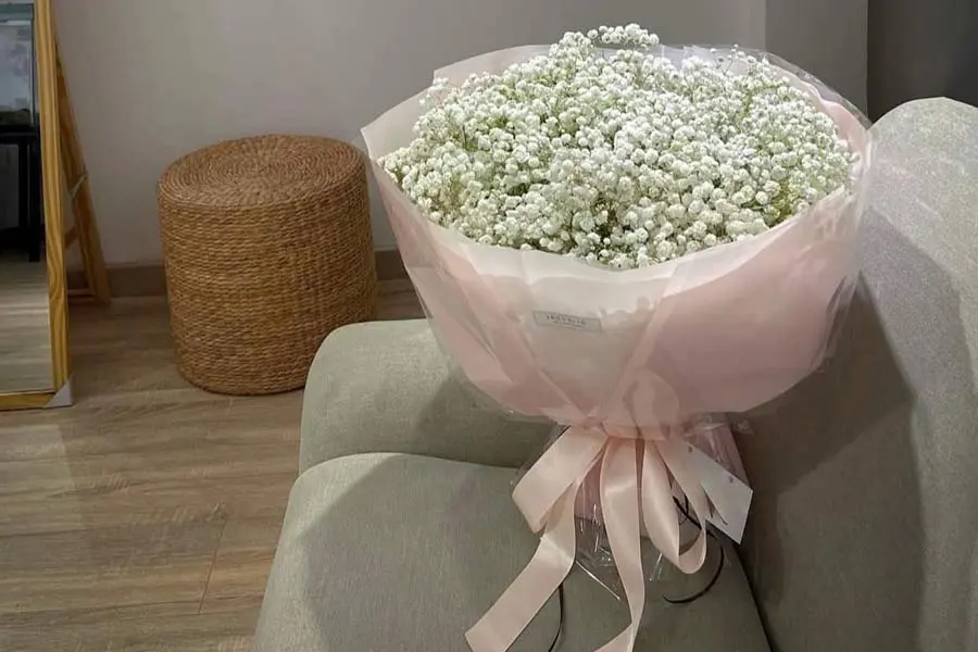Hoa baby nhẹ nhàng và xinh xắn.