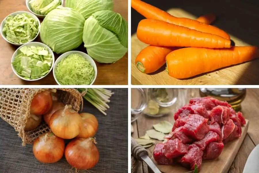 Những nguyên liệu cần có làm món gỏi trộn - một trong những món ăn thanh đạm ngày Tết được ưa chuộng nhất.