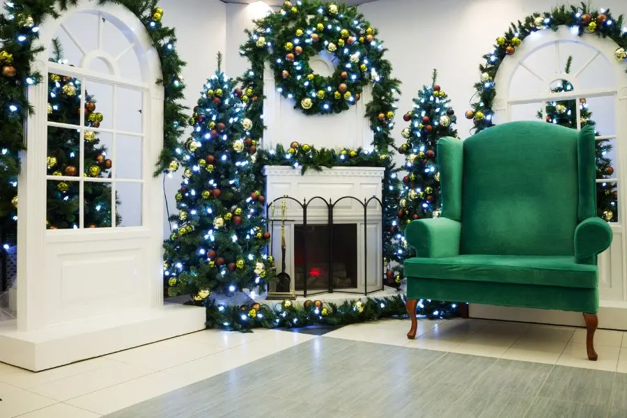 Mẫu lò sưởi Noel đẹp số 20.