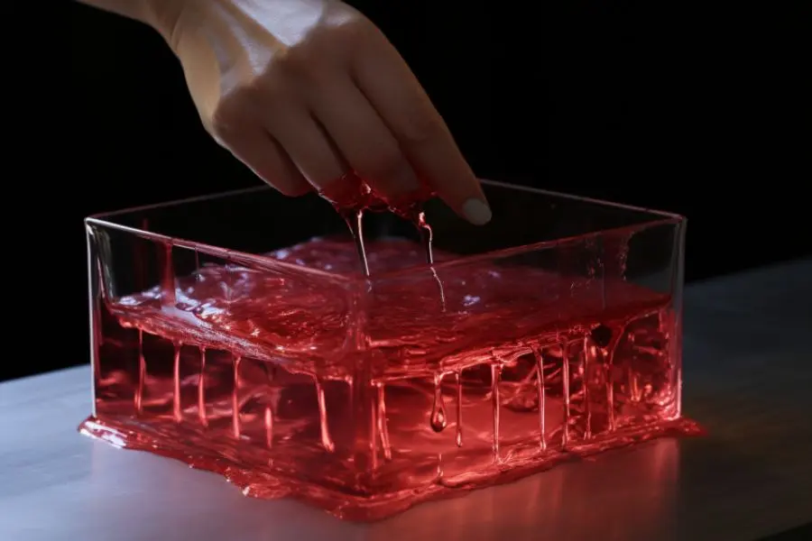Làm máu giả nhanh chóng từ gel trong suốt.