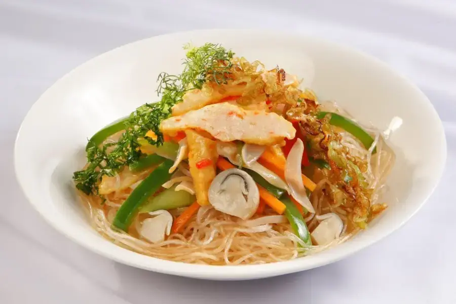 Miến xào đậu ngự.