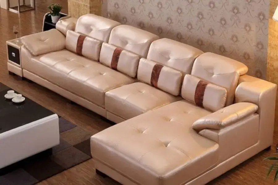 Đặt ghế sofa giả da ở vị trí thoáng mát giúp bảo quản độ bền đẹp tốt nhất