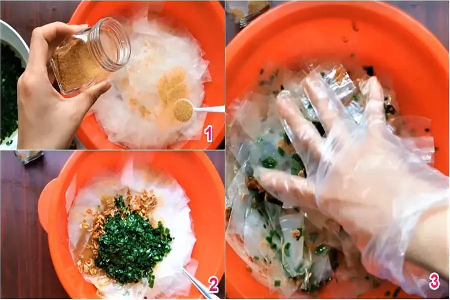 Trộn bánh tráng