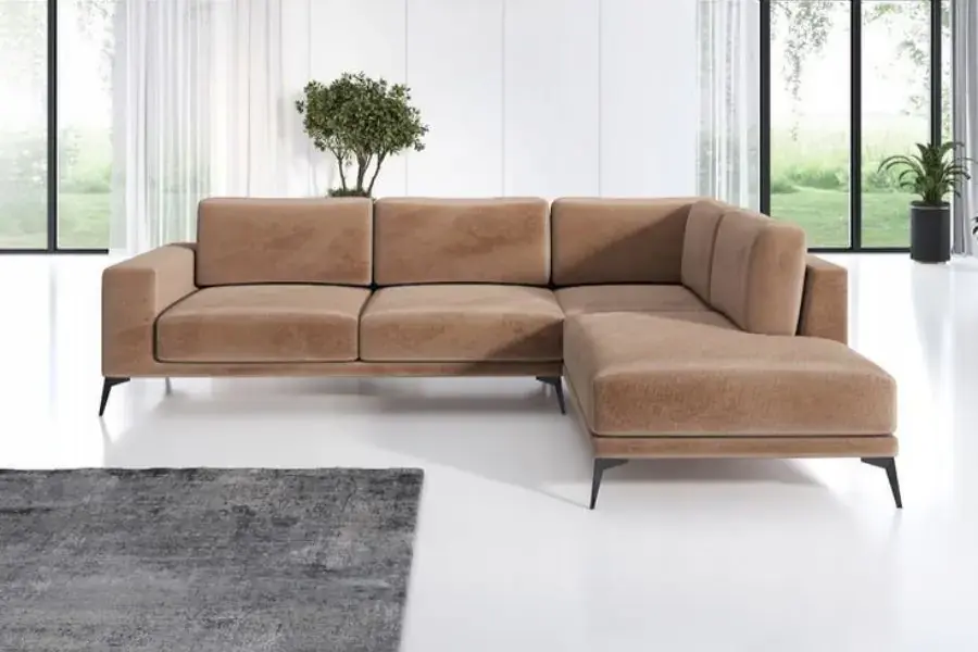 Ghế sofa da Microfiber vải nỉ cao cấp, sang trọng và tiết kiệm diện tích