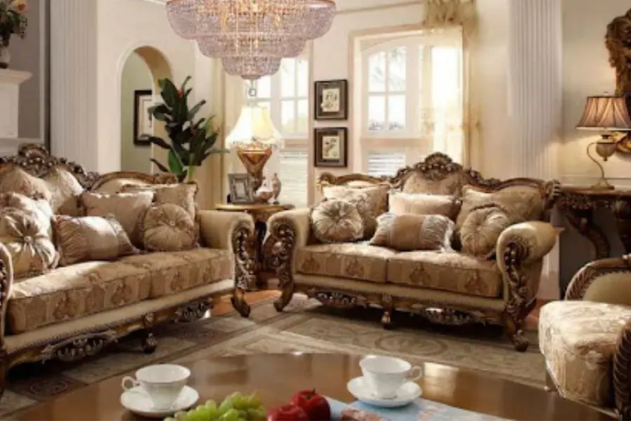 Ghế sofa phong cách cổ điển giúp bạn tạo điểm nhấn trong phòng khách (Hình ảnh: Avetexfurniture)