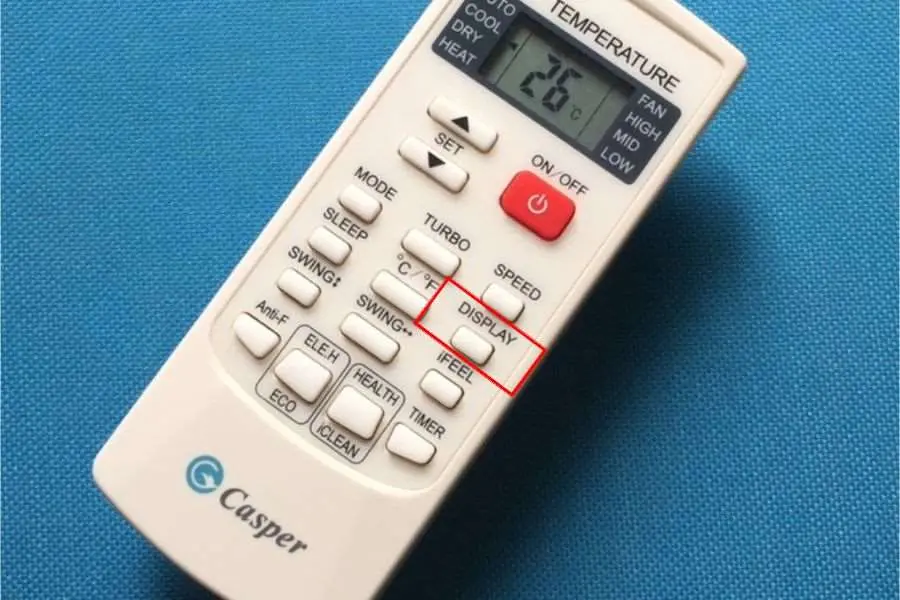 Nút Display trong máy lạnh là phím dùng để tắt/bật màn hình đèn led trên dàn lạnh.