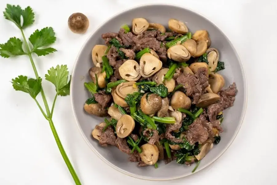 Món thịt bò xào nấm thơm ngon, lạ miệng