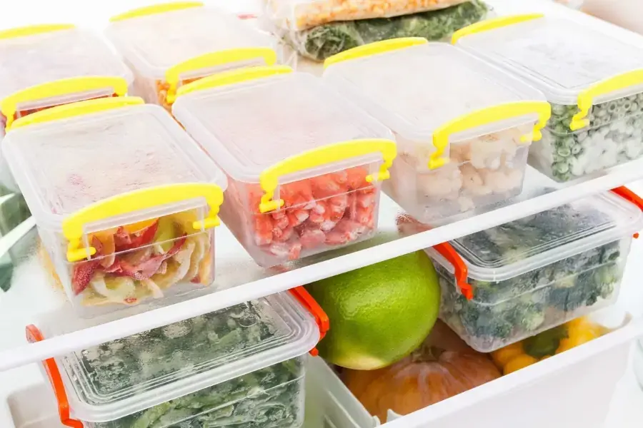 Phân loại kỹ các loại thức ăn để dễ trong quá trình vệ sinh tủ lạnh.