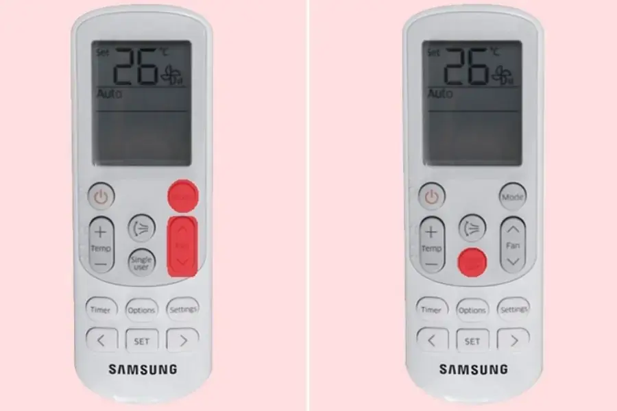 Điều chỉnh tốc độ quạt gió, hướng gió cho điều hòa Samsung