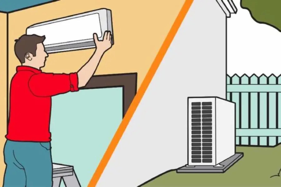 Máy lạnh Aqua gặp lỗi E7 do kết nối dàn nóng - dàn lạnh hỏng.