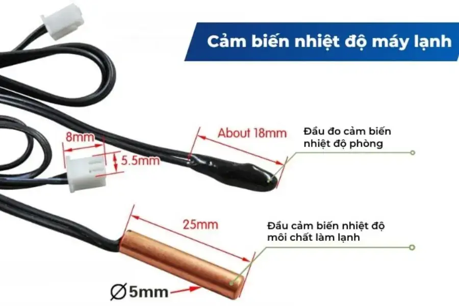 Nguyên lý hoạt động của cảm biến nhiệt độ máy lạnh khá phức tạp.