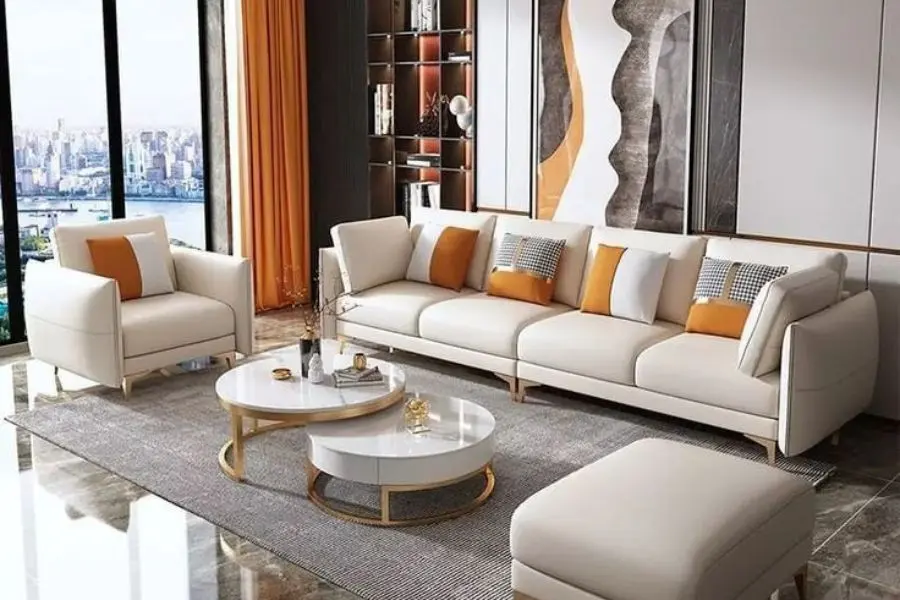Mẫu trang trí phòng khách phong cách hiện đại