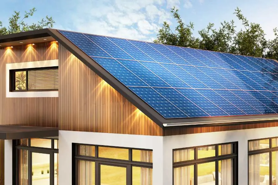 Mái nhà lệch tạo nên một phong cách độc đáo và khác biệt