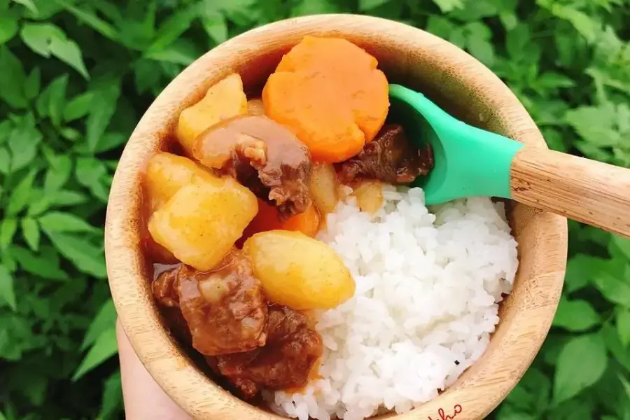 Cơm nát bí đỏ mang đến hương vị lạ miệng