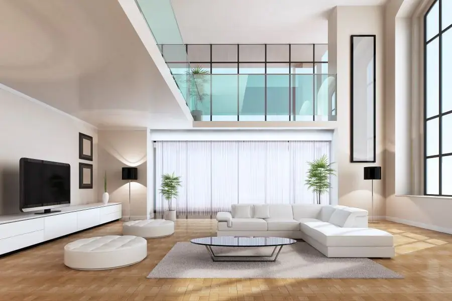 Nên sử dụng chất liệu kính cường lực, cách âm, cách nhiệt cho căn hộ penthouse