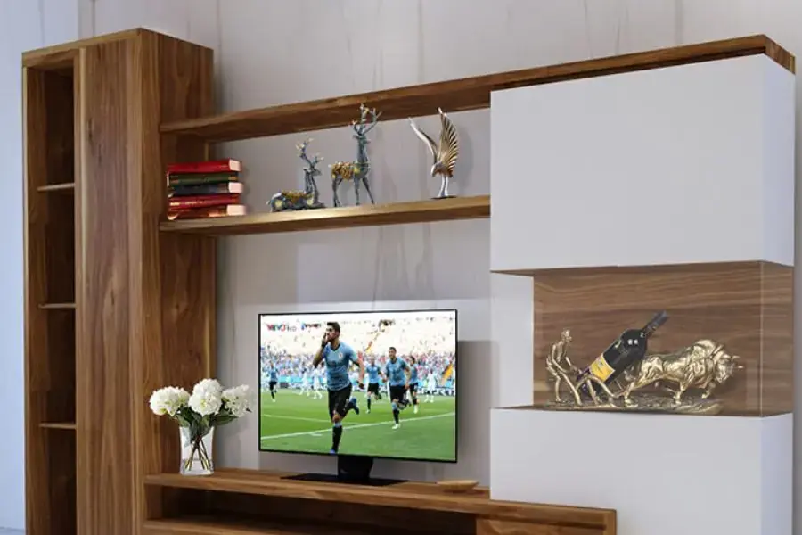 Các vật phẩm phong thủy giúp tăng tính thẩm mỹ cho kệ tivi