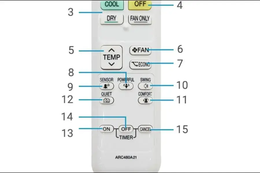 Hẹn giờ bật máy lạnh Daikin