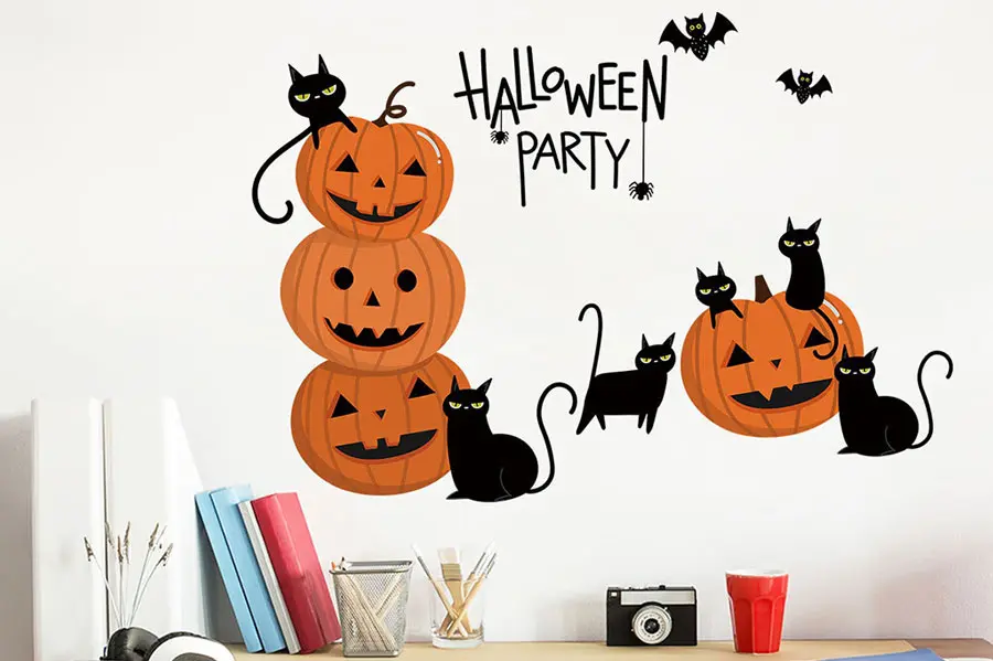 Những mẫu hình dán xinh xắn dành riêng cho dịp Halloween.