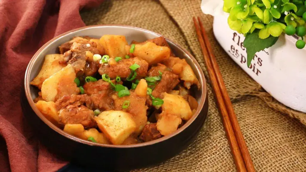 Canh sườn heo sâm đất