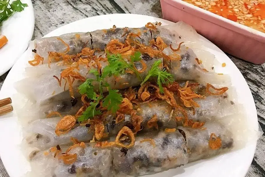 Món bánh cuốn truyền thống làm từ bánh tráng