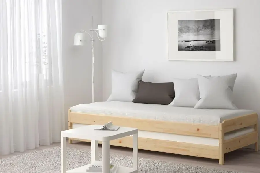 Sofa thông minh giúp bạn tiết kiệm được diện tích vô cùng hiệu quả (Hình ảnh: Ikea)