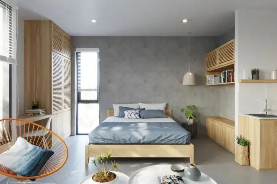 Studio là loại hình căn hộ phù hợp ở từ 1 - 2 người