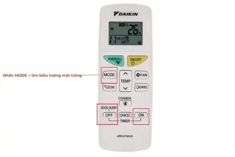 Chế độ sleep Dailkin.