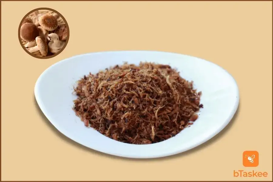 Ruốc nấm hương nấm thanh đạm, tốt cho sức khỏe