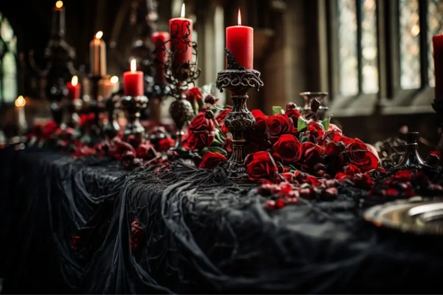 Ý tưởng trang trí mẫu bàn tiệc Halloween đẹp số 13.