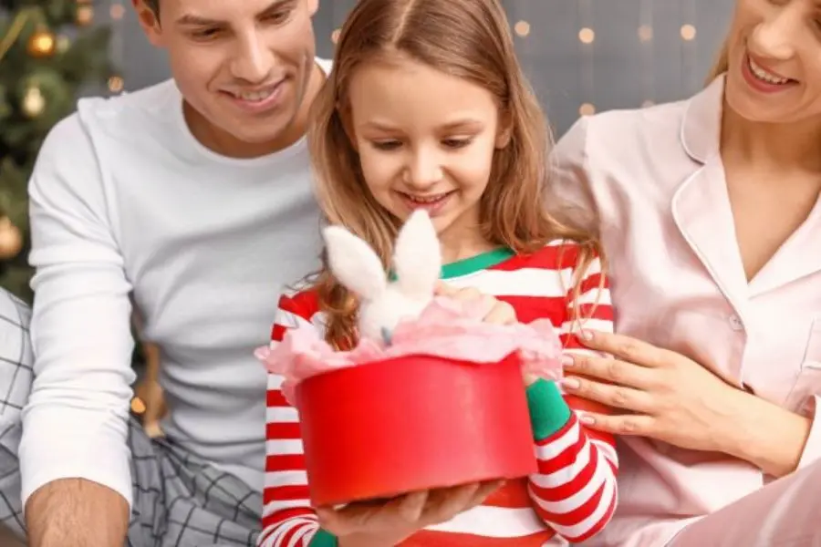 Ông già Noel không mặc đồ đỏ mang ý nghĩa về sự yêu thương mọi người dành cho nhau.