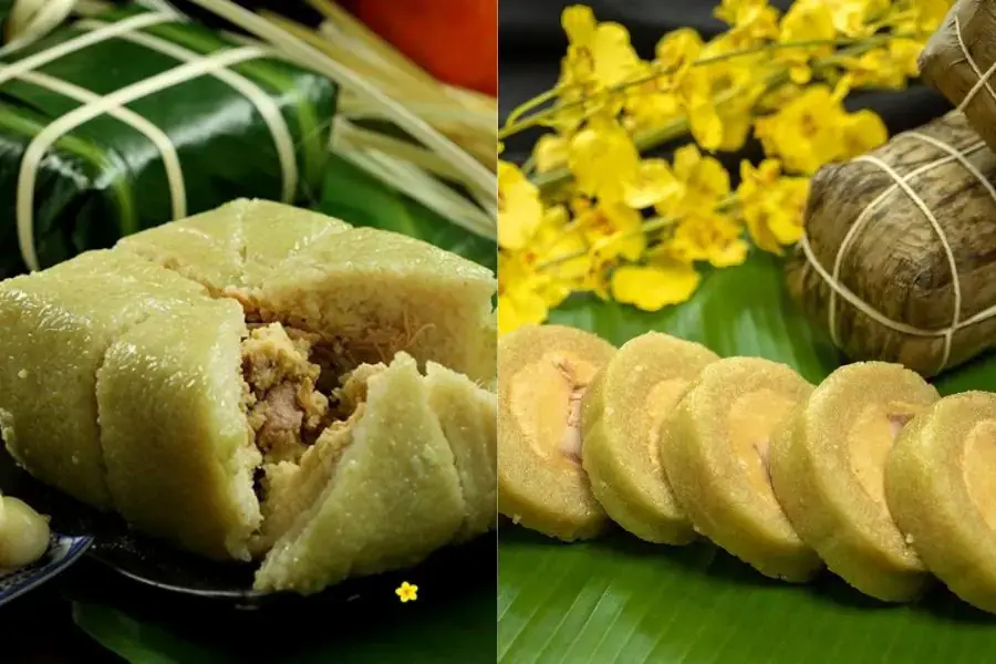 Ăn quá nhiều bánh chưng, bánh tét vào ngày Tết dễ gây ợ chua, khó tiêu.