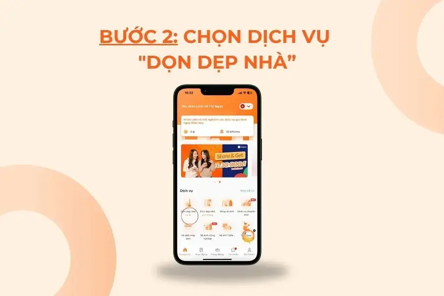 Chọn dịch vụ “dọn dẹp nhà” tại quận Hoàng Mai.