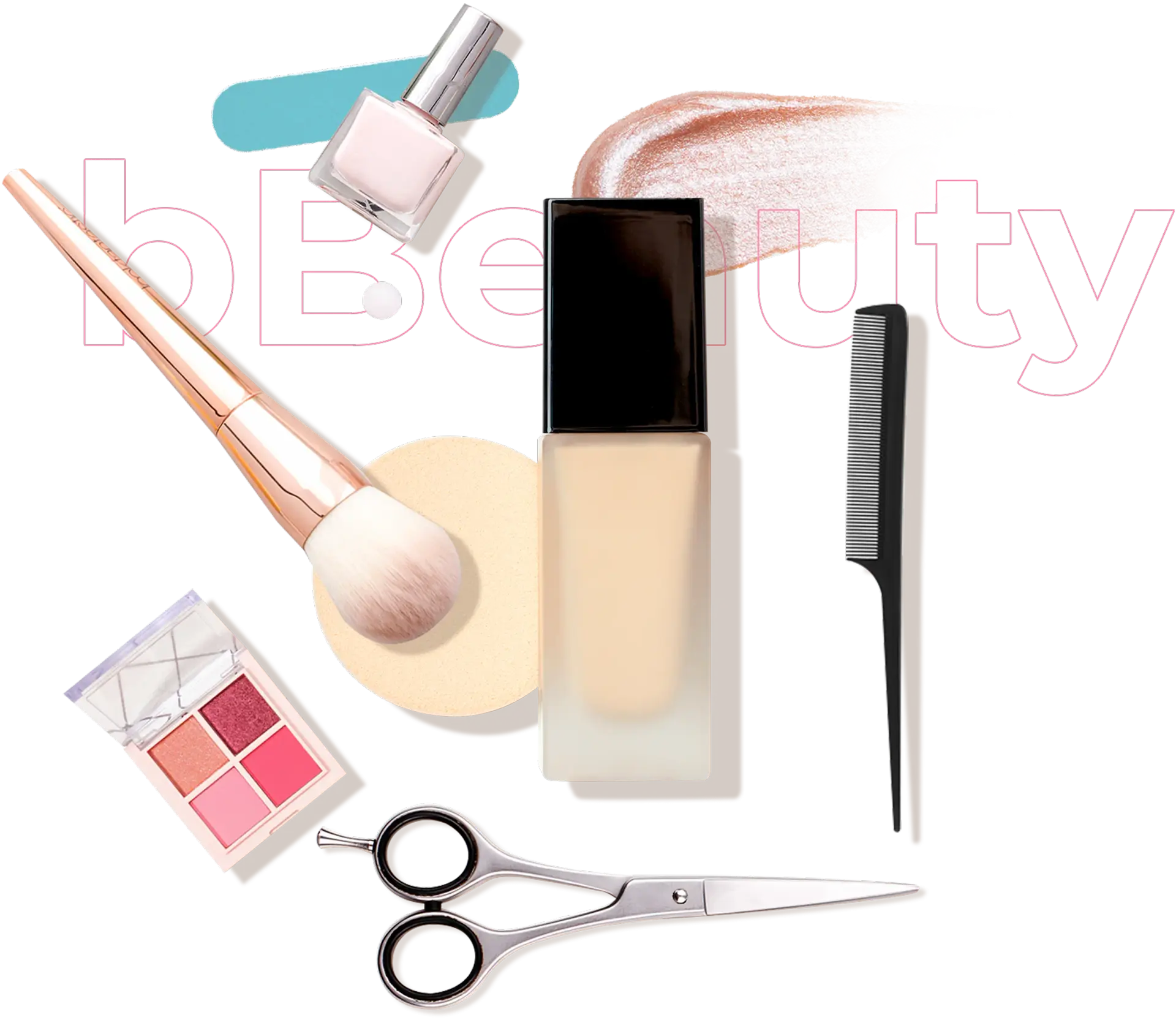 bBeauty products and professional beauty tools