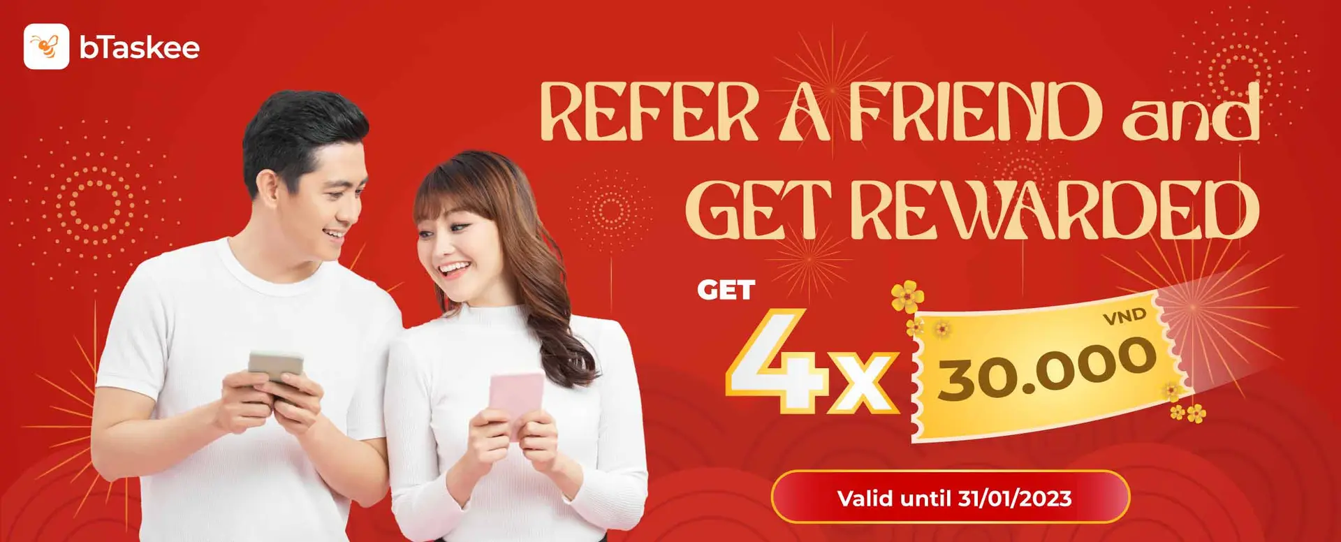 Giới Thiệu bTaskee, Nhận Quà Tết Hết Ý