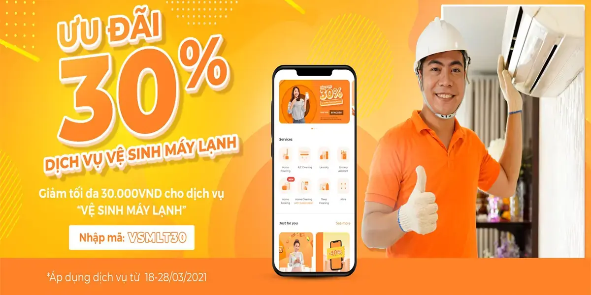 Khuyến mãi vệ sinh máy lạnh 2021
