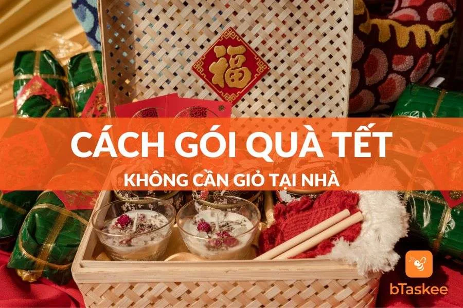 Cách Gói Quà Tết Không Cần Giỏ Đẹp Mắt Tại Nhà