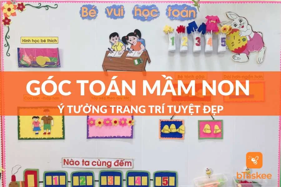 Ý Tưởng Trang Trí Góc Toán Mầm Non Tuyệt Đẹp