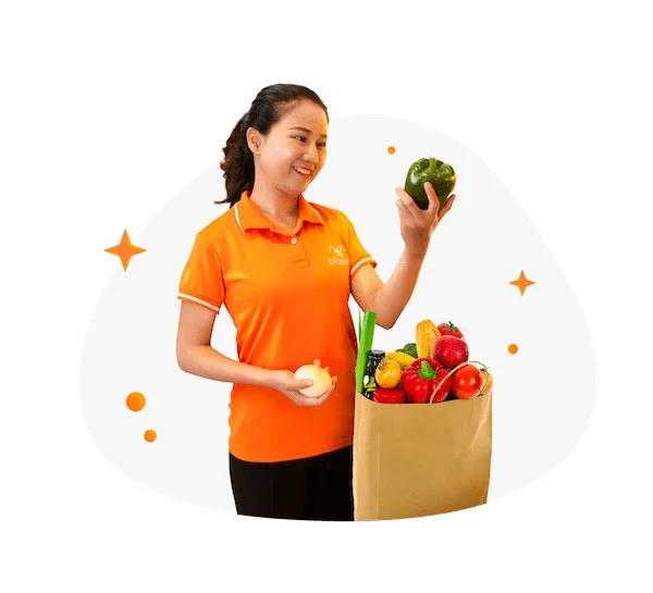 What are the benefits of bTaskee's Grocery Assistant Service?