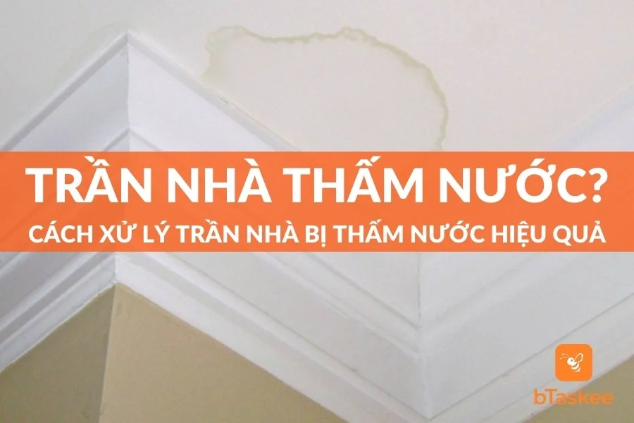 Cách Xử Lý Trần Nhà Bị Thấm Nước Hiệu Quả