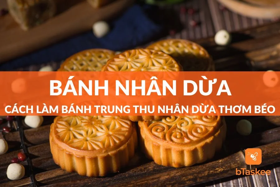 Tuyệt Chiêu Làm Bánh Trung Thu Nhân Dừa Thơm Ngon Béo Ngậy Tại Nhà