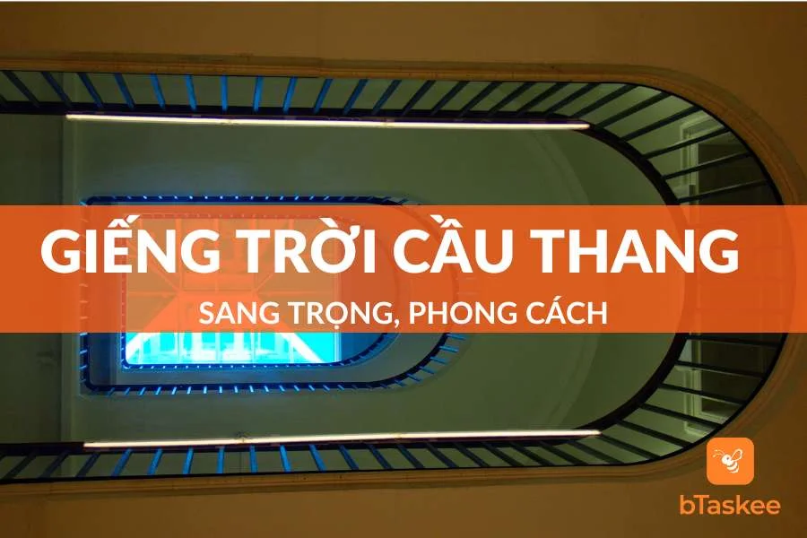 Mẫu Thiết Kế Giếng Trời Cầu Thang Đẹp Phong Cách