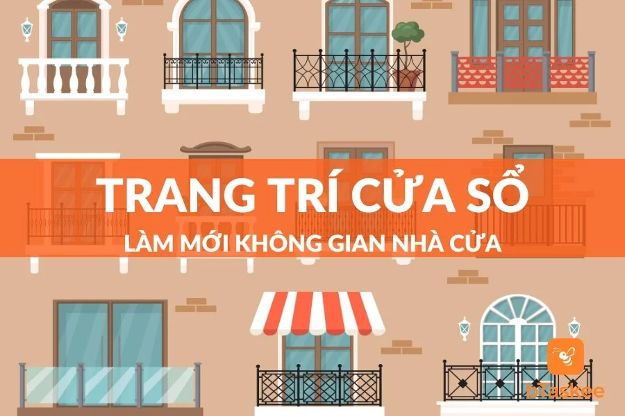Trang Trí Cửa Sổ Với Những Món Đồ Đẹp Mê Ly