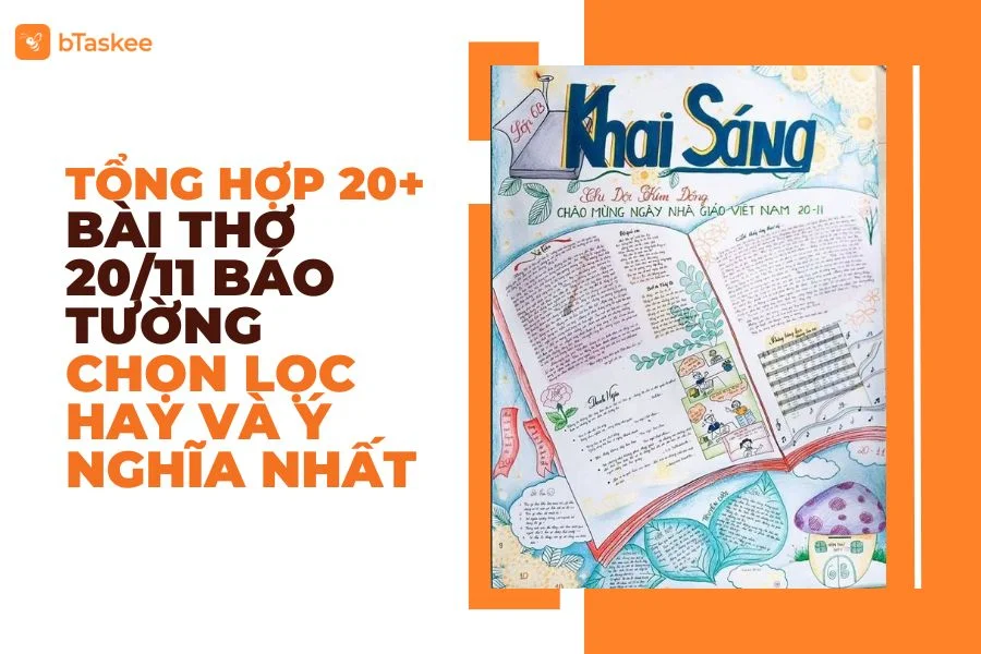 Tổng Hợp 20+ Bài Thơ 20 11 Báo Tường Chọn Lọc Hay Và Ý Nghĩa Nhất