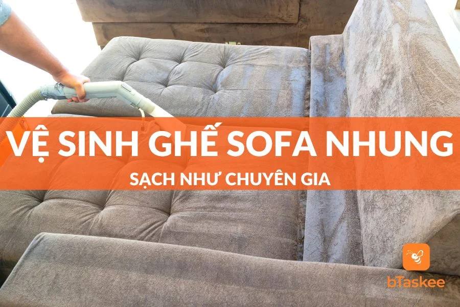 Cách Vệ Sinh Ghế Sofa Nhung Sạch Như Chuyên Gia