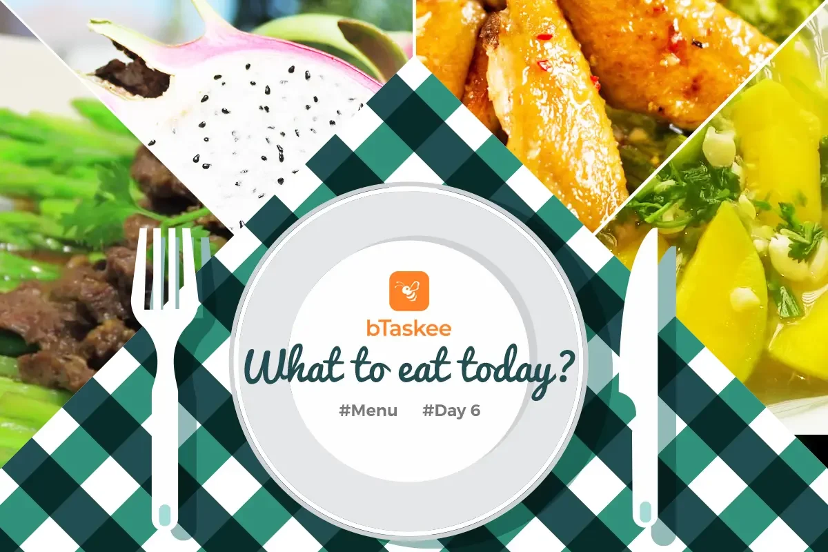 What to eat today? A full nutrition menu for your family (Day 6)
