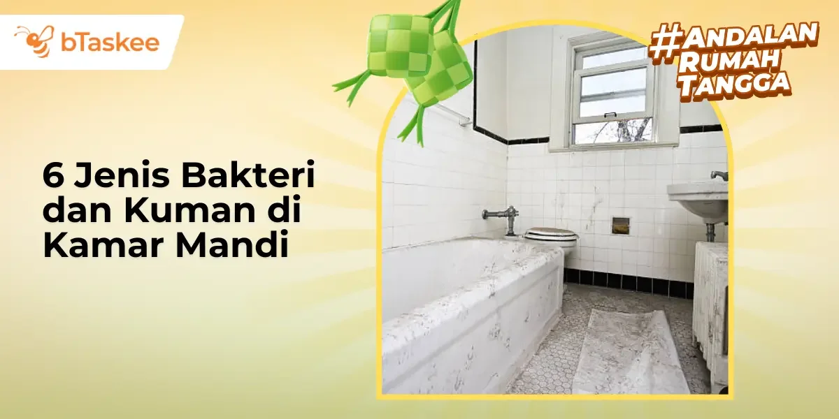 6 Jenis Bakteri dan Kuman di Kamar Mandi